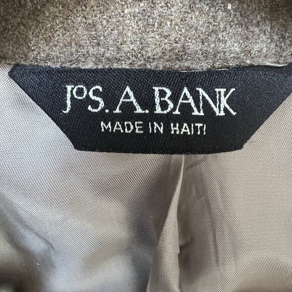 JOS A BANK Brown Sport Coat Blazer Size 41R Two Button Camel Hair - Picture 7 of 11